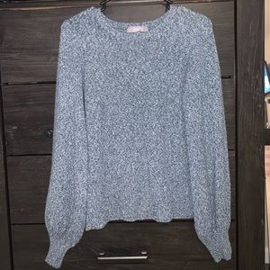 XS Marled Sweater - blue
